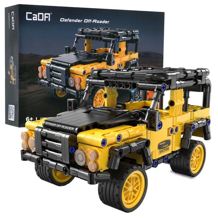 Конструктор CADA внедорожник Defender, инерционный, 389 элементов, C52028W