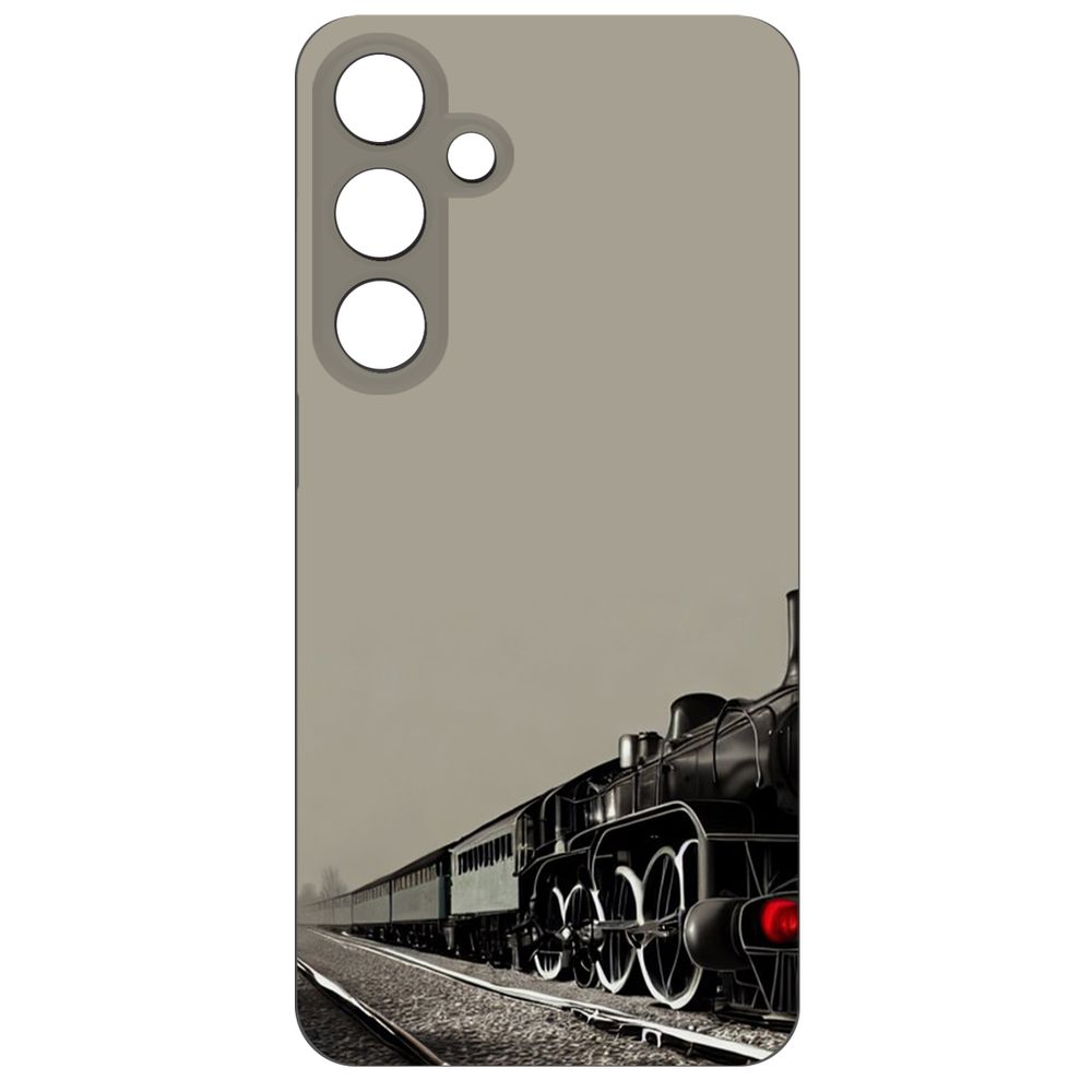 

Чехол-накладка Krutoff Soft Case Паровоз для Samsung Galaxy S24+ черный