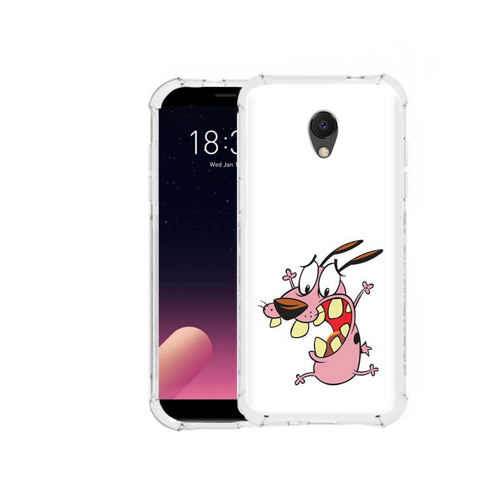 

Чехол MyPads Tocco для Meizu M6S зубастый бобик, Прозрачный, Tocco