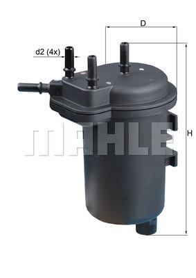 

Фильтр топливный KNECHT KL 432