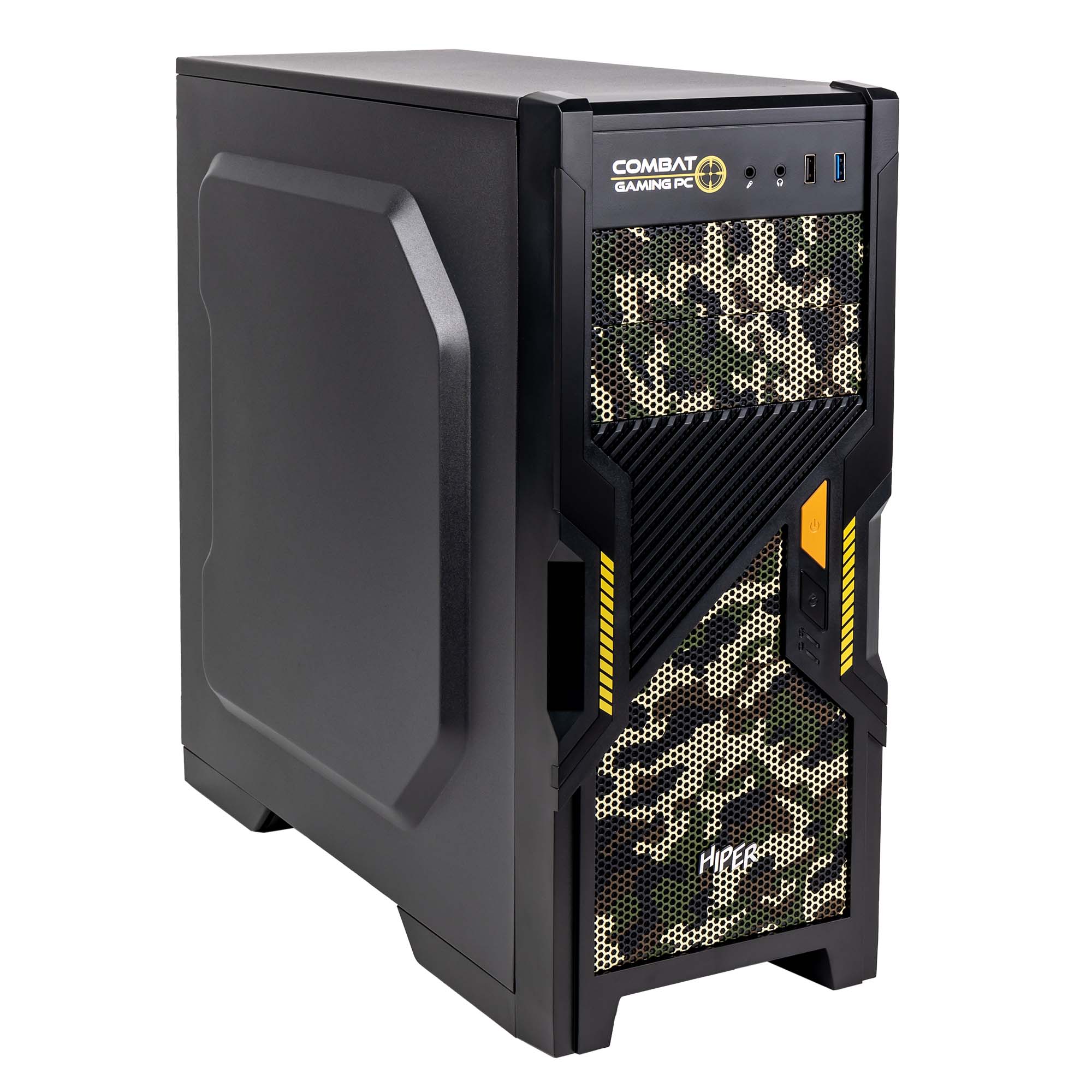 

Корпус компьютерный Hiper Combat без БП, ATX, чёрный