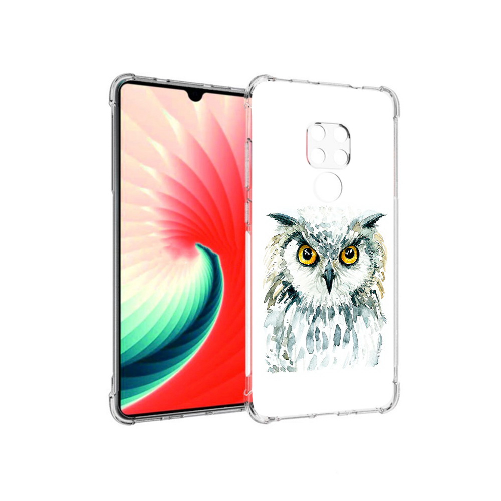 Чехол MyPads Tocco для Huawei Mate 20 Серьезная сова