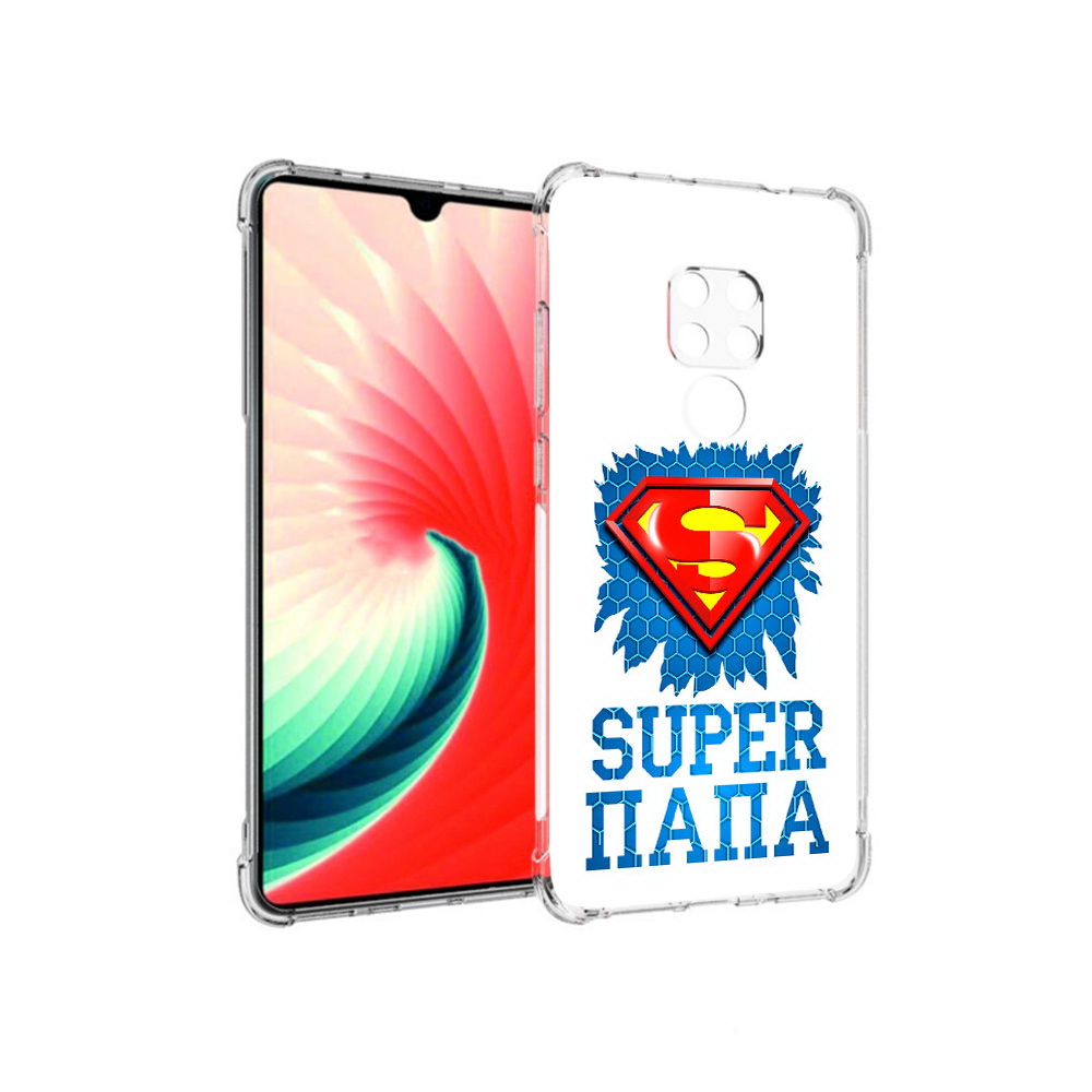 

Чехол MyPads Tocco для Huawei Mate 20 Супер Папа, Прозрачный, Tocco