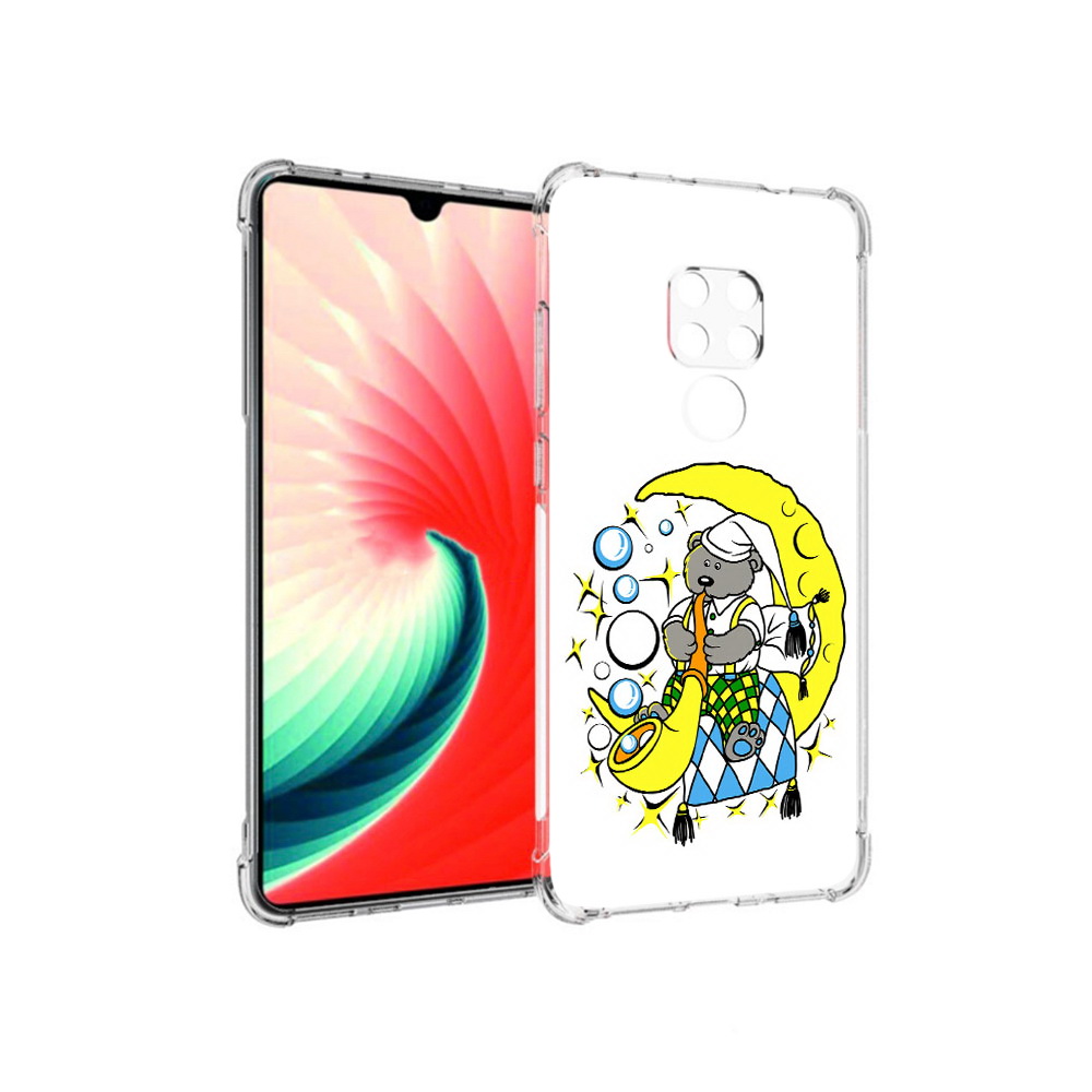 

Чехол MyPads Tocco для Huawei Mate 20 Сырная луна, Прозрачный, Tocco