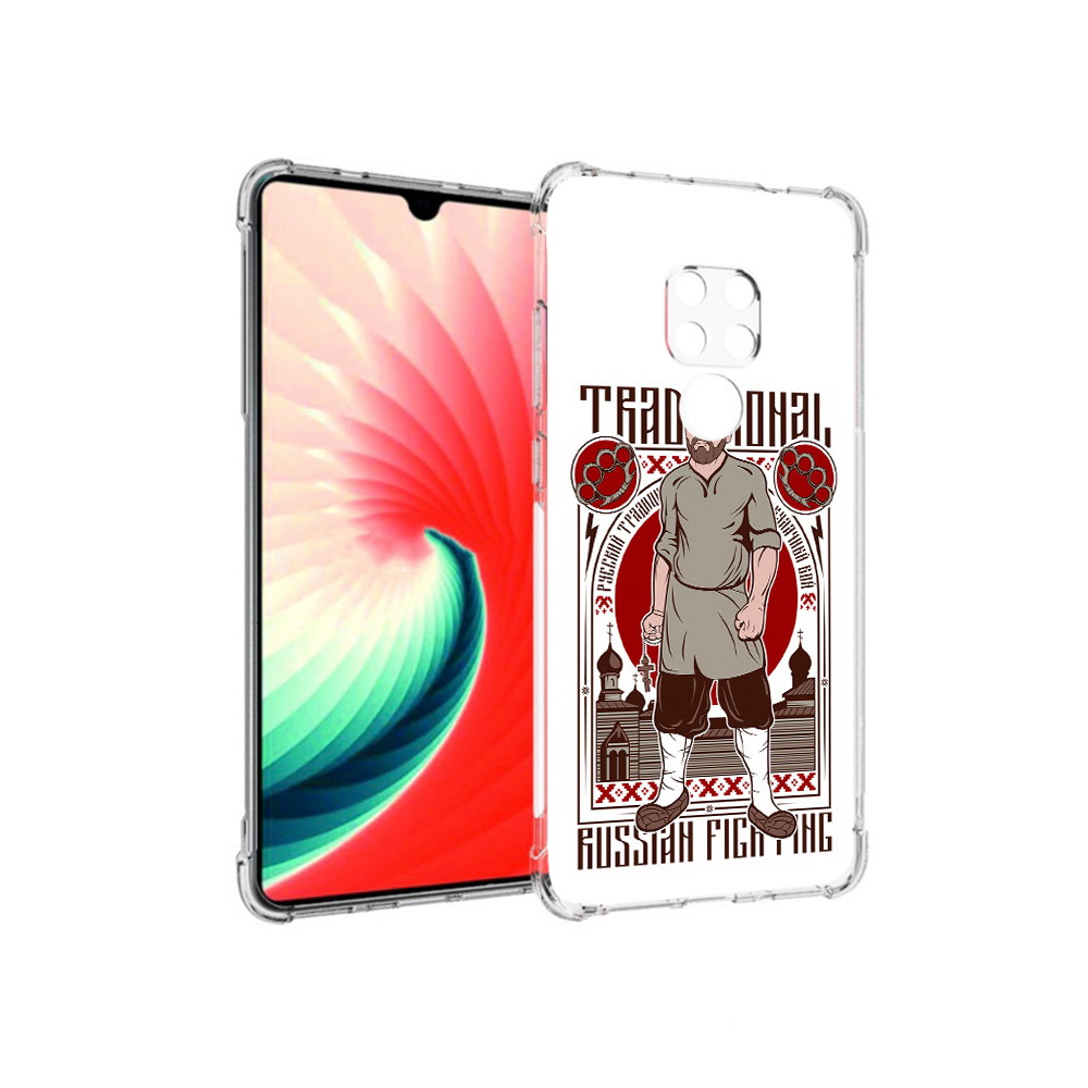 

Чехол MyPads Tocco для Huawei Mate 20 Традициональный мужчина, Прозрачный, Tocco