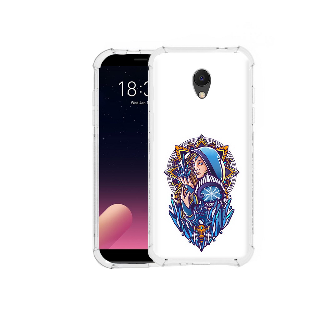 

Чехол MyPads Tocco для Meizu M6S кристал мейден дота 2, Прозрачный, Tocco