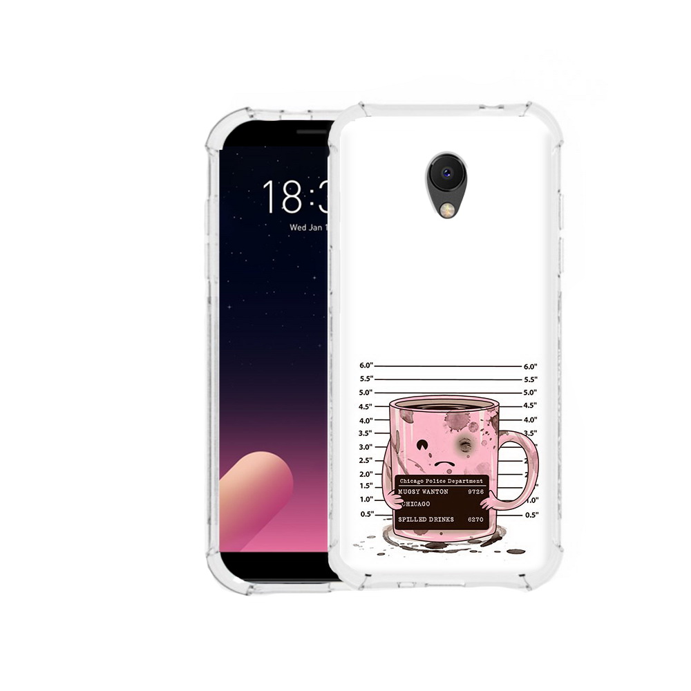 

Чехол MyPads Tocco для Meizu M6S кружка, Прозрачный, Tocco
