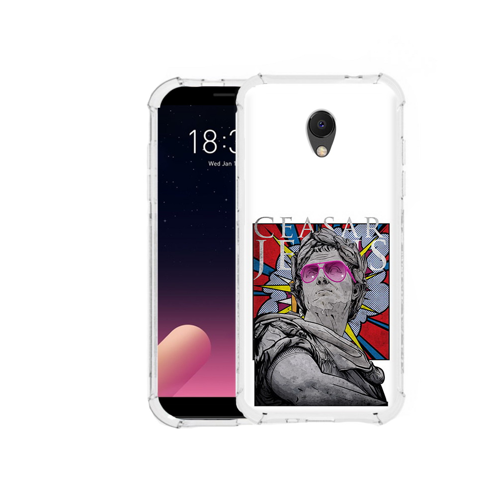 

Чехол MyPads Tocco для Meizu M6S крутая статуя свободы, Прозрачный, Tocco