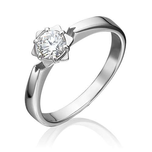 

Кольцо помолвочное из белого золота р.  PLATINA jewelry 01-1025-00-501-1120-38, фианит, 01-1025-00-501-1120-38