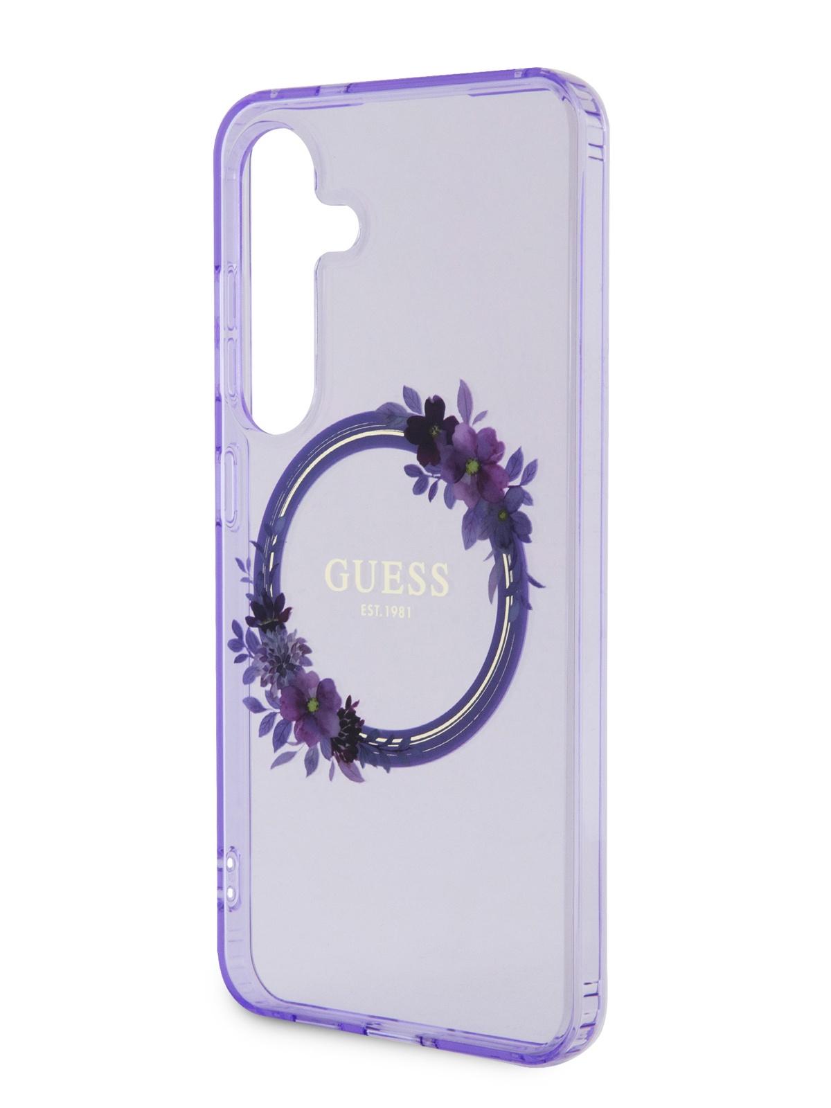 Чехол Guess для Samsung Galaxy S24 с MagSafe Hard Purple