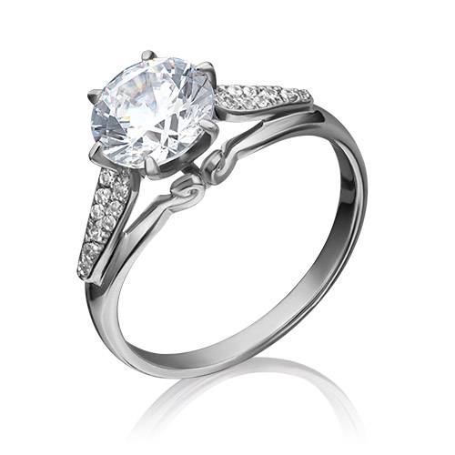 

Кольцо из золота р. 17,5 PLATINA jewelry 01-1177-00-501-1120-38, фианит, 01-1177-00-501-1120-38