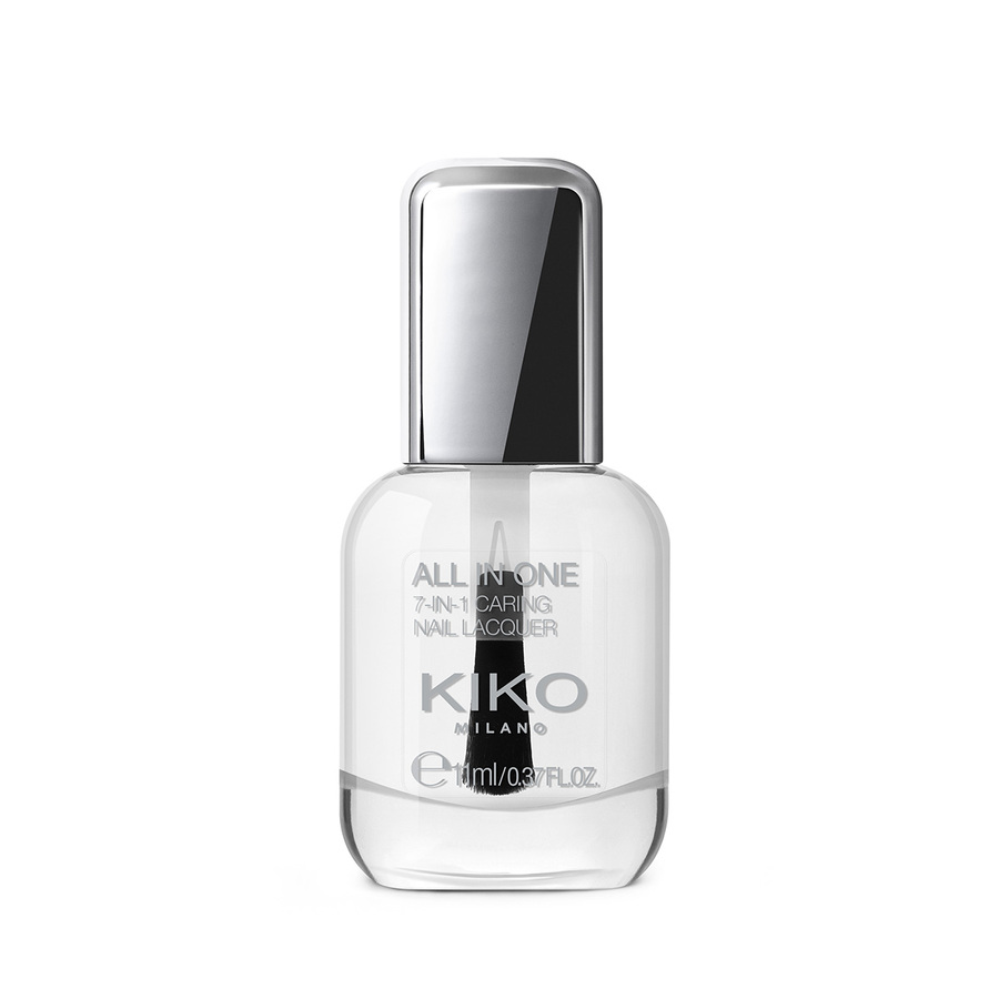 

Лак для ногтей Kiko Milano All in one все в одном 11 мл, Прозрачный, ALL IN ONE/ВСЁ В ОДНОМ