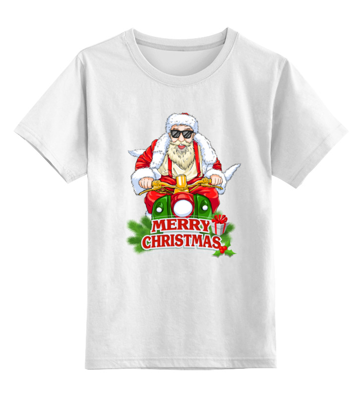 Футболка детская Printio Santa claus is coming to town цв. белый р. 116