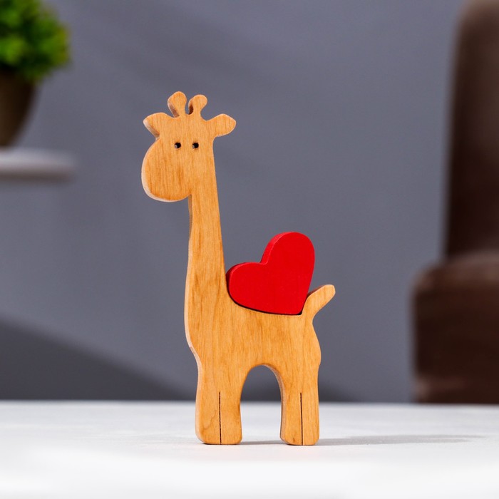 

Сувенир-пазл "Жираф" ,7,5х13 см