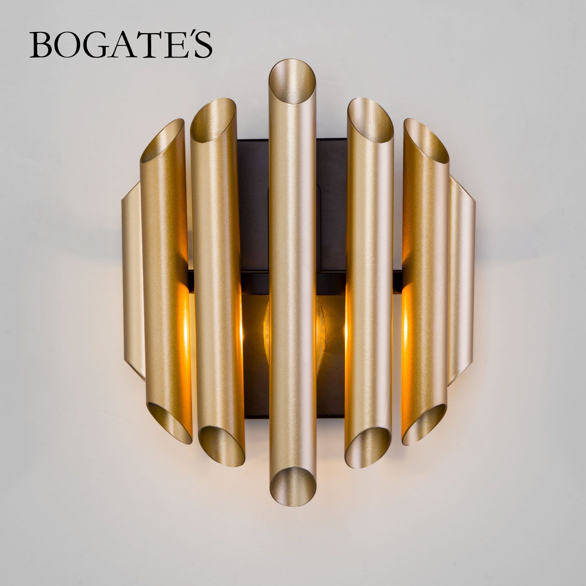 

Светильник Bogate's Castellie 361/1 шампань/черный E14 из металла