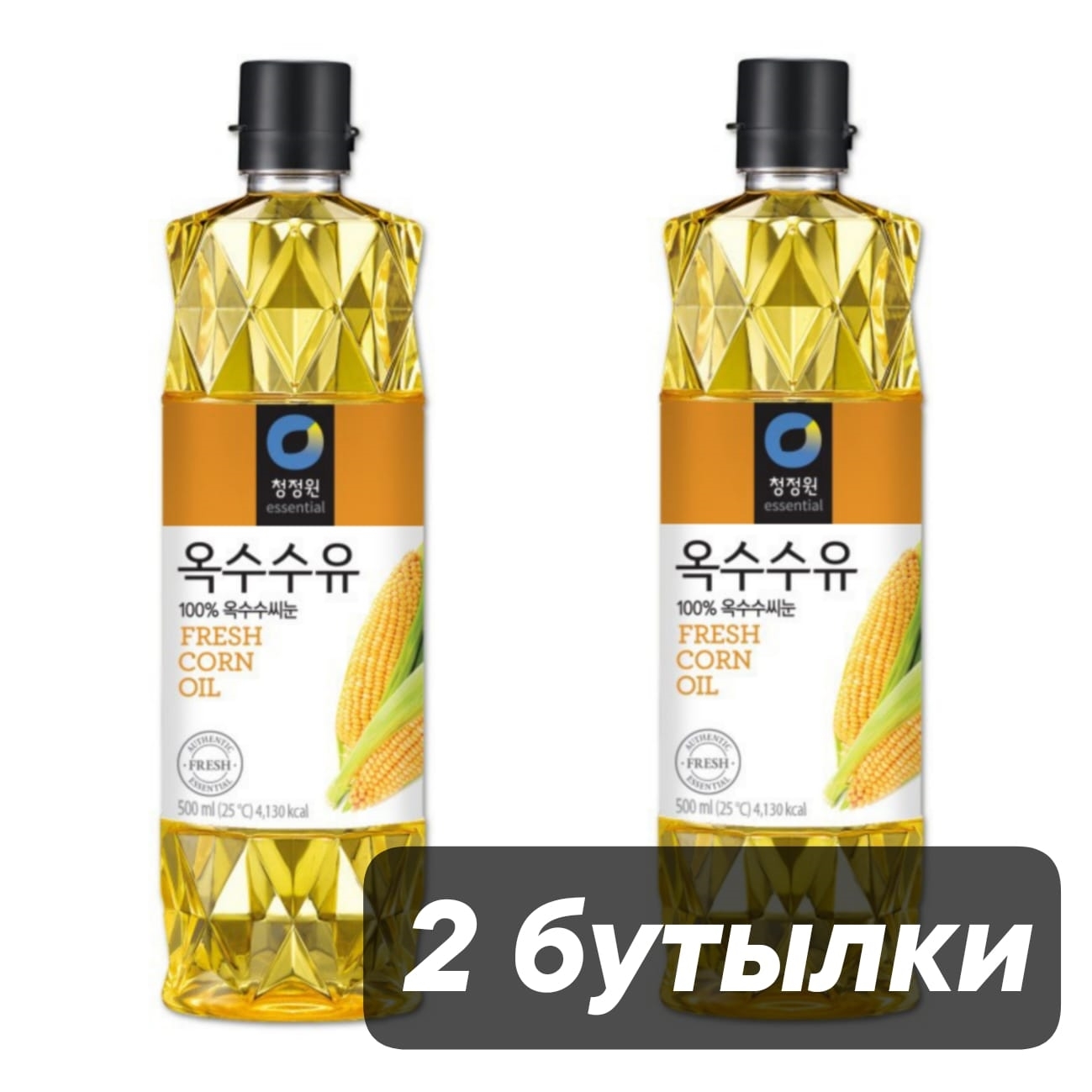 

Масло кукурузное Daesang, 500 мл, 2 шт
