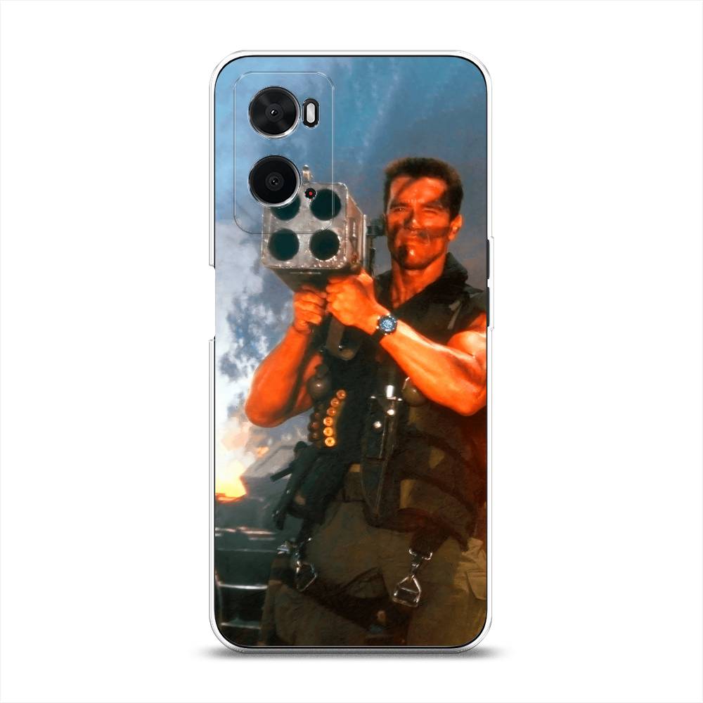 

Чехол для Oppo A36 "Арнольд Шварцнеггер с базукой", Голубой;коричневый, 259950-6