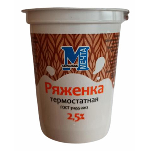 Ряженка Мечта 2,5% 400 мл