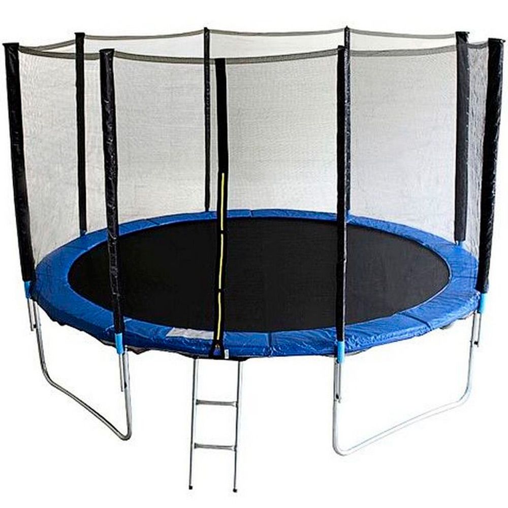 

Каркасный батут FG230920051 366 см с ограждением, до 120кг, черный, JC-12FT