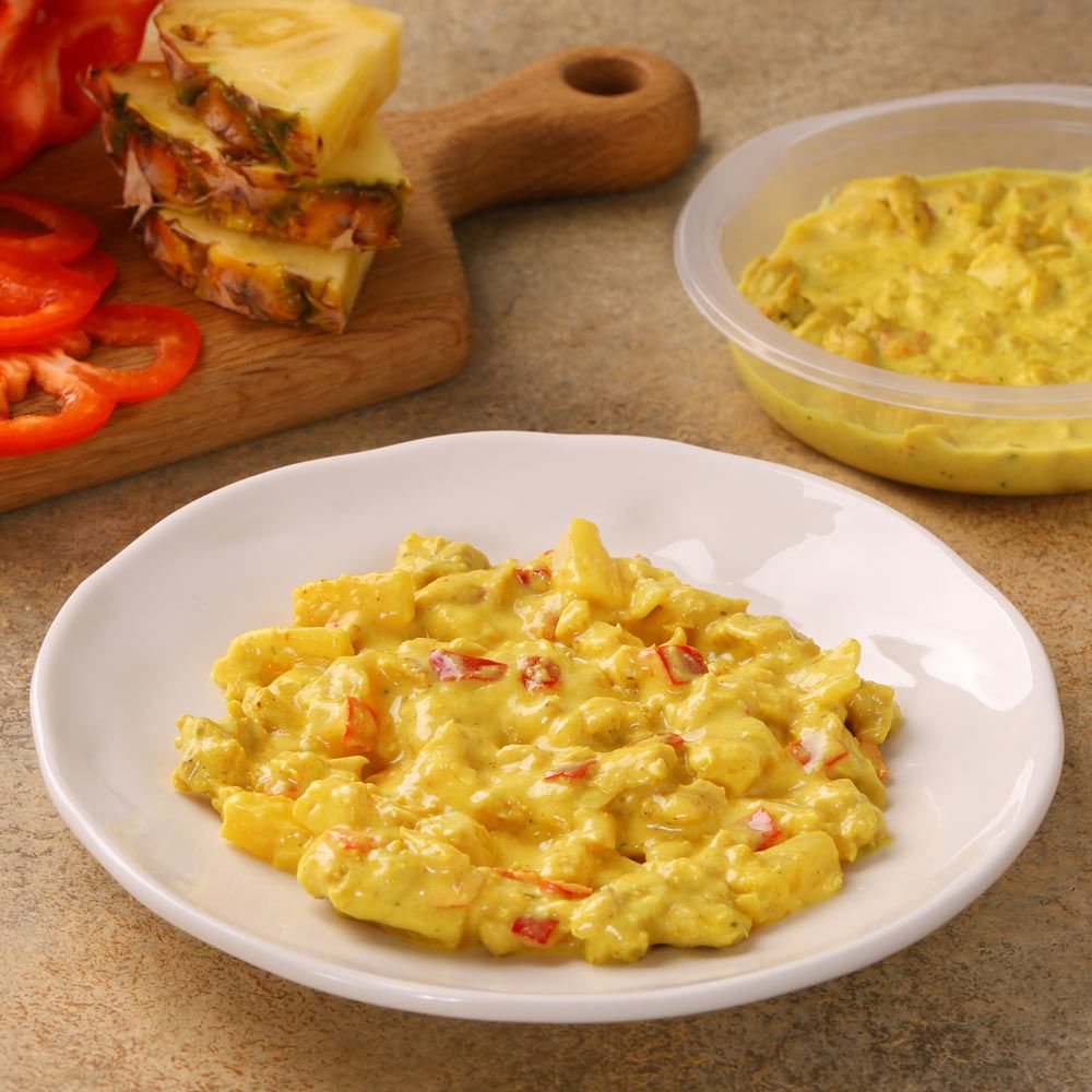 

Цыпленок Мясновъ Шеф-повар карри с ананасами