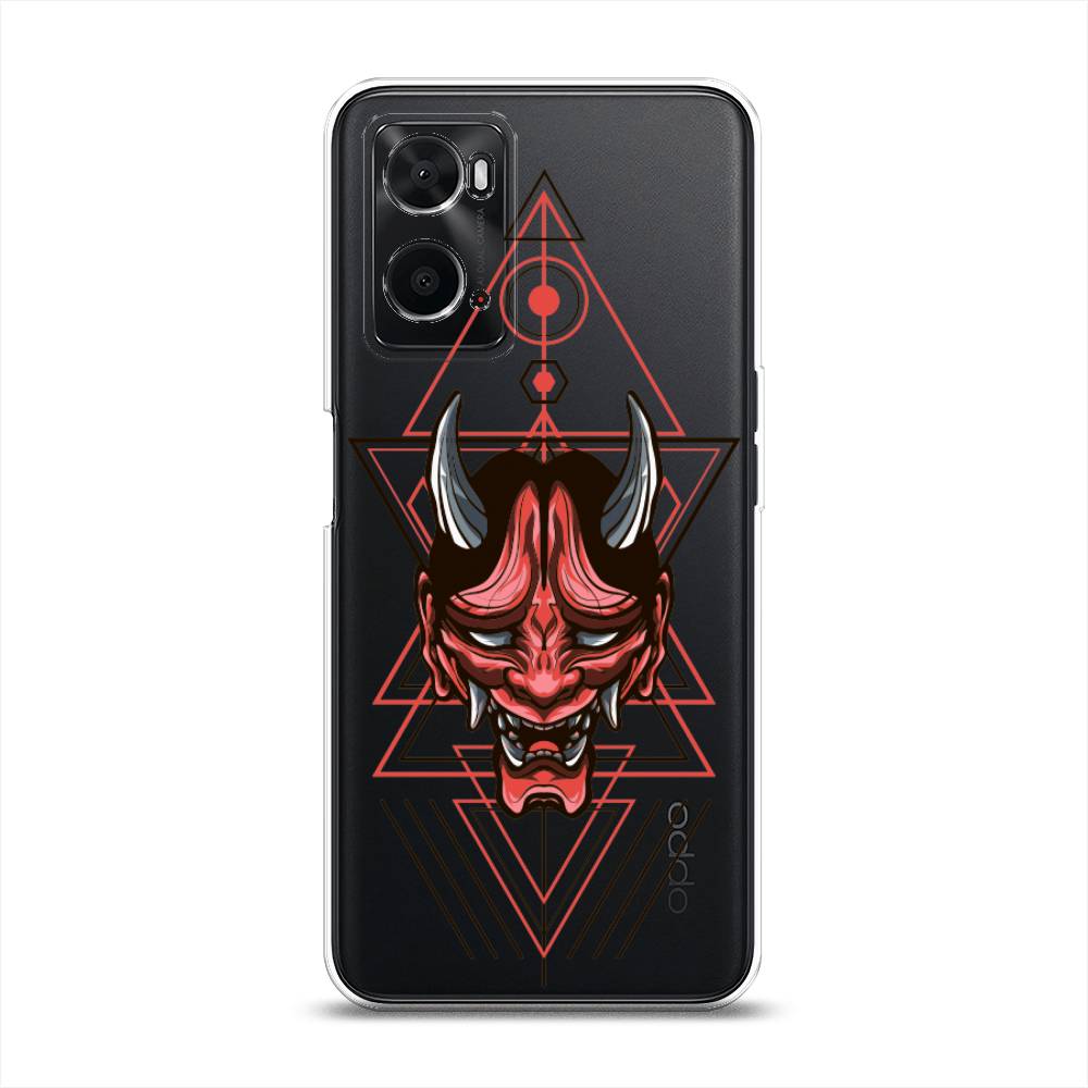 

Чехол для Oppo A36 "Hanya Oni mask", Серый;красный;черный, 259950-4