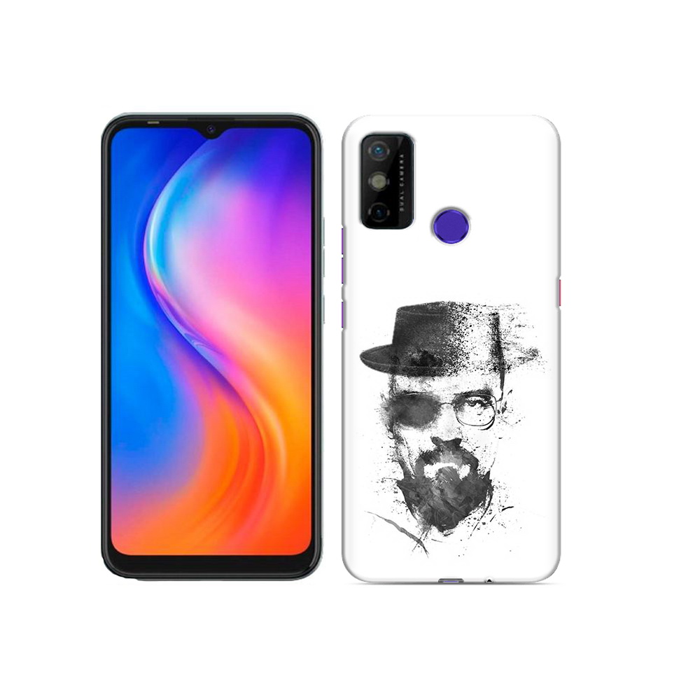 

Чехол MyPads Tocco для Tecno Spark 6 GO загадочный человек, Прозрачный, Tocco