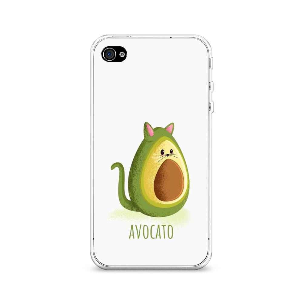 

Чехол Awog на Apple iPhone 4 / Айфон 4 "Avocato", Разноцветный, 10150-10