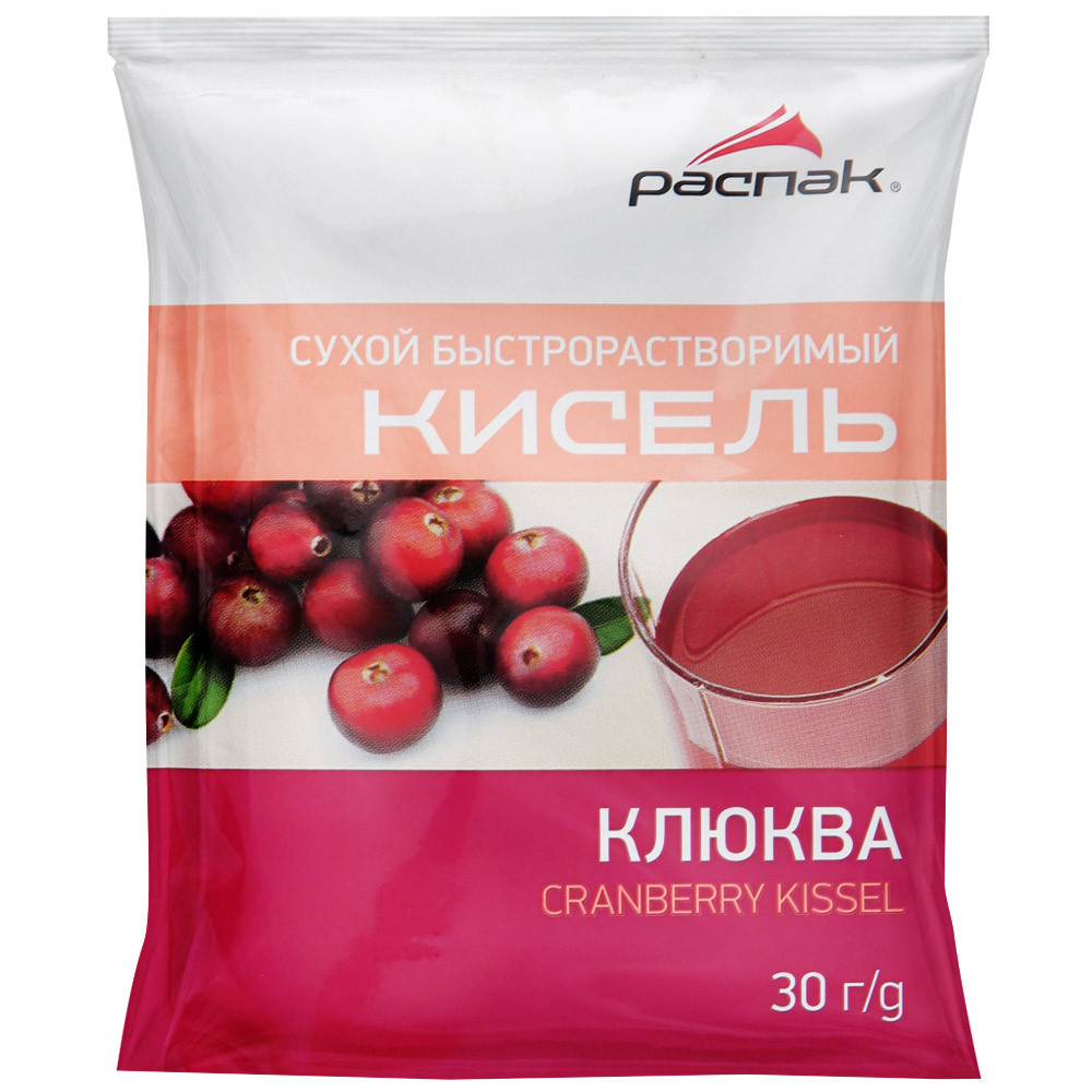 

Кисель Распак Клюква 30 г