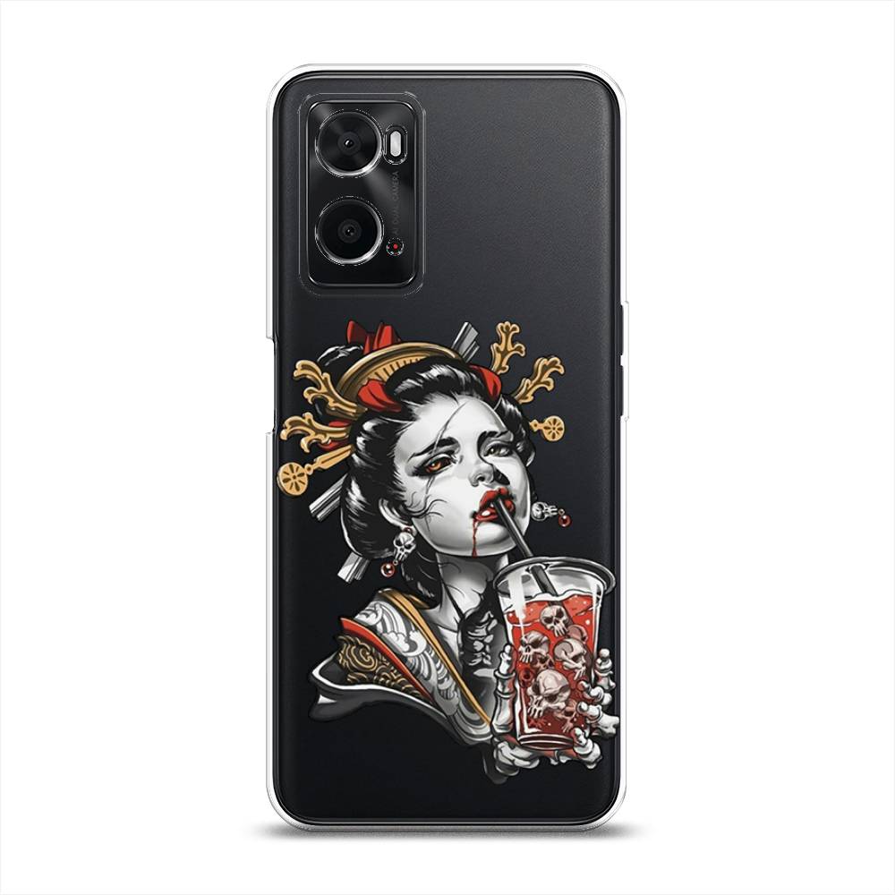

Чехол для Oppo A36 "Опасная гейша", Красный;черный;серый, 259950-4