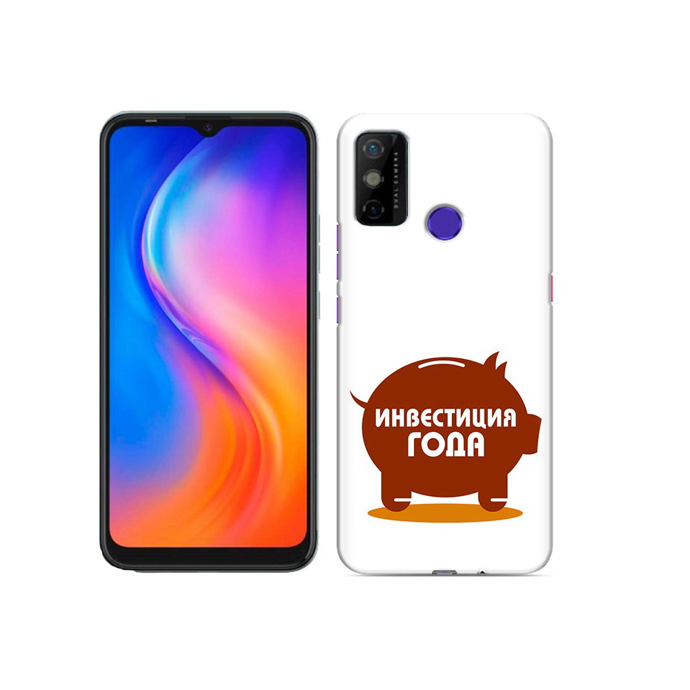 

Чехол MyPads Tocco для Tecno Spark 6 GO инвестиция, Прозрачный, Tocco