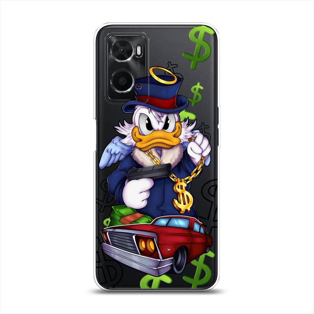 

Чехол на Oppo A36 "Scrooge McDuck with a Gold Chain", Красный;синий;белый, 259950-6
