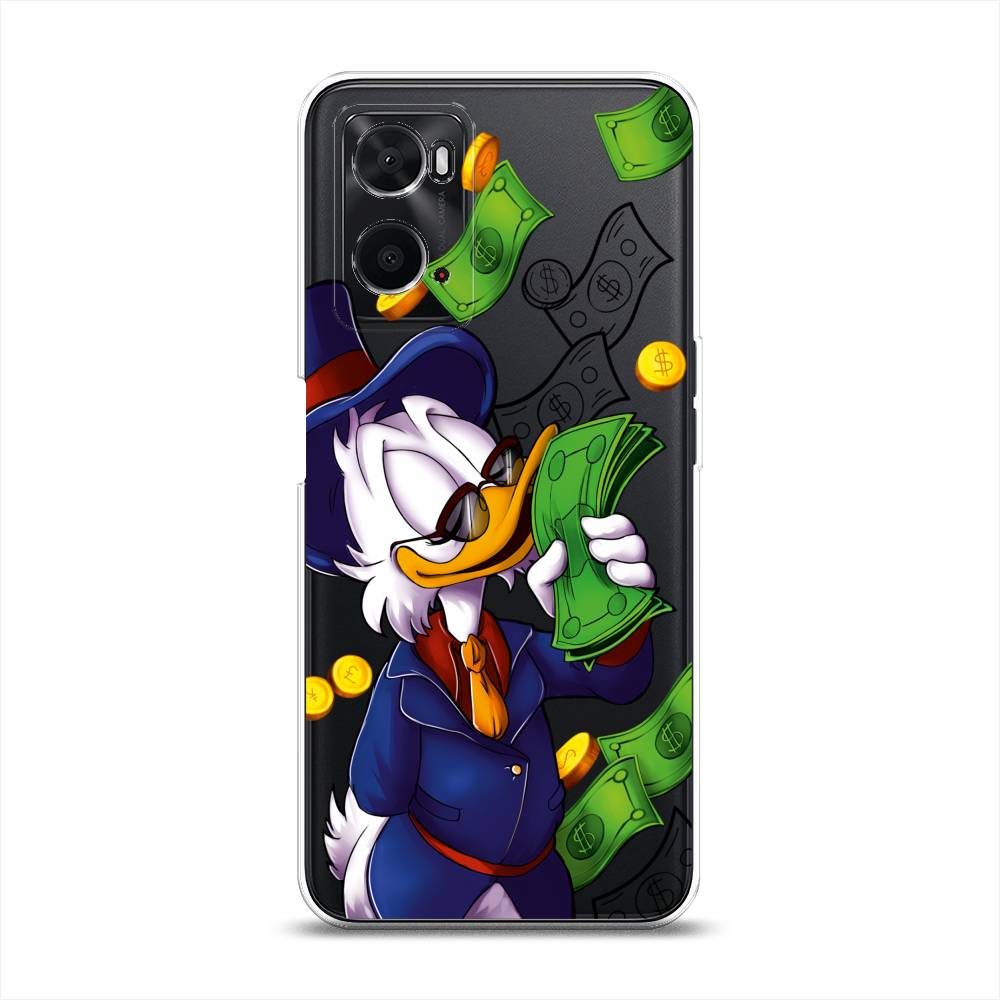 

Чехол на Oppo A36 "Scrooge McDuck with Money", Синий;зеленый;белый, 259950-6