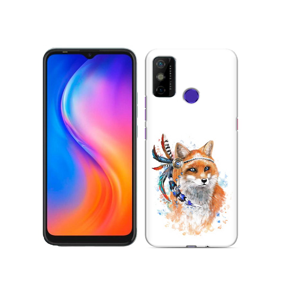 

Чехол MyPads Tocco для Tecno Spark 6 GO инду лиса, Прозрачный, Tocco