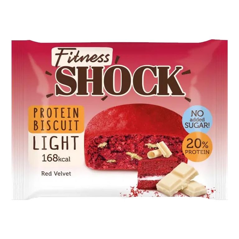 Печенье FitnesShock бисквитное Рэд-велюр 40 г