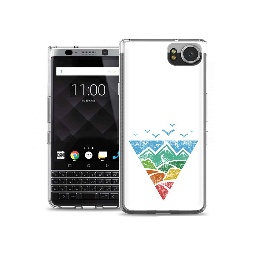 

Чехол MyPads Tocco для BlackBerry KeyOne Лес земля море чайки, Tocco