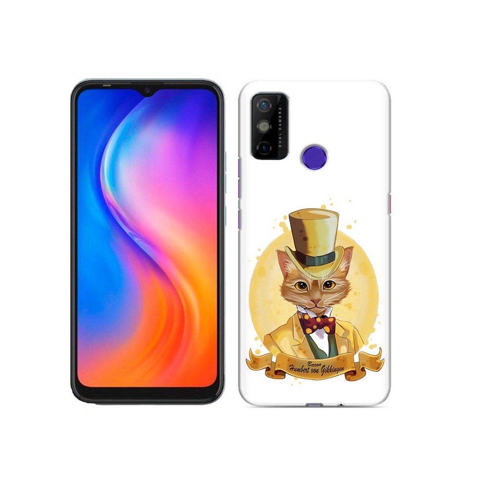 

Чехол MyPads Tocco для Tecno Spark 6 GO кот юрист, Прозрачный, Tocco