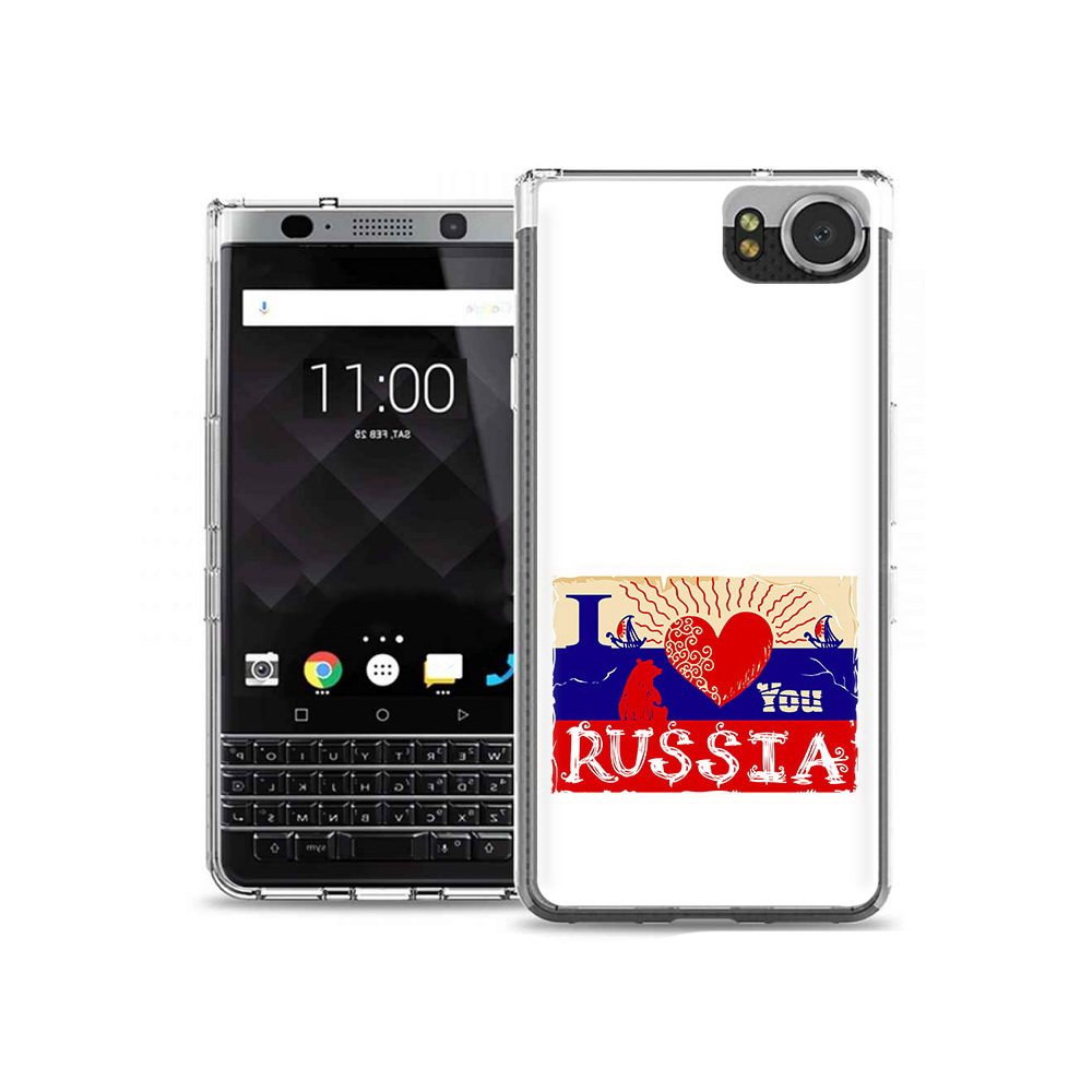 

Чехол MyPads Tocco для BlackBerry KeyOne Люблю Россию, Tocco