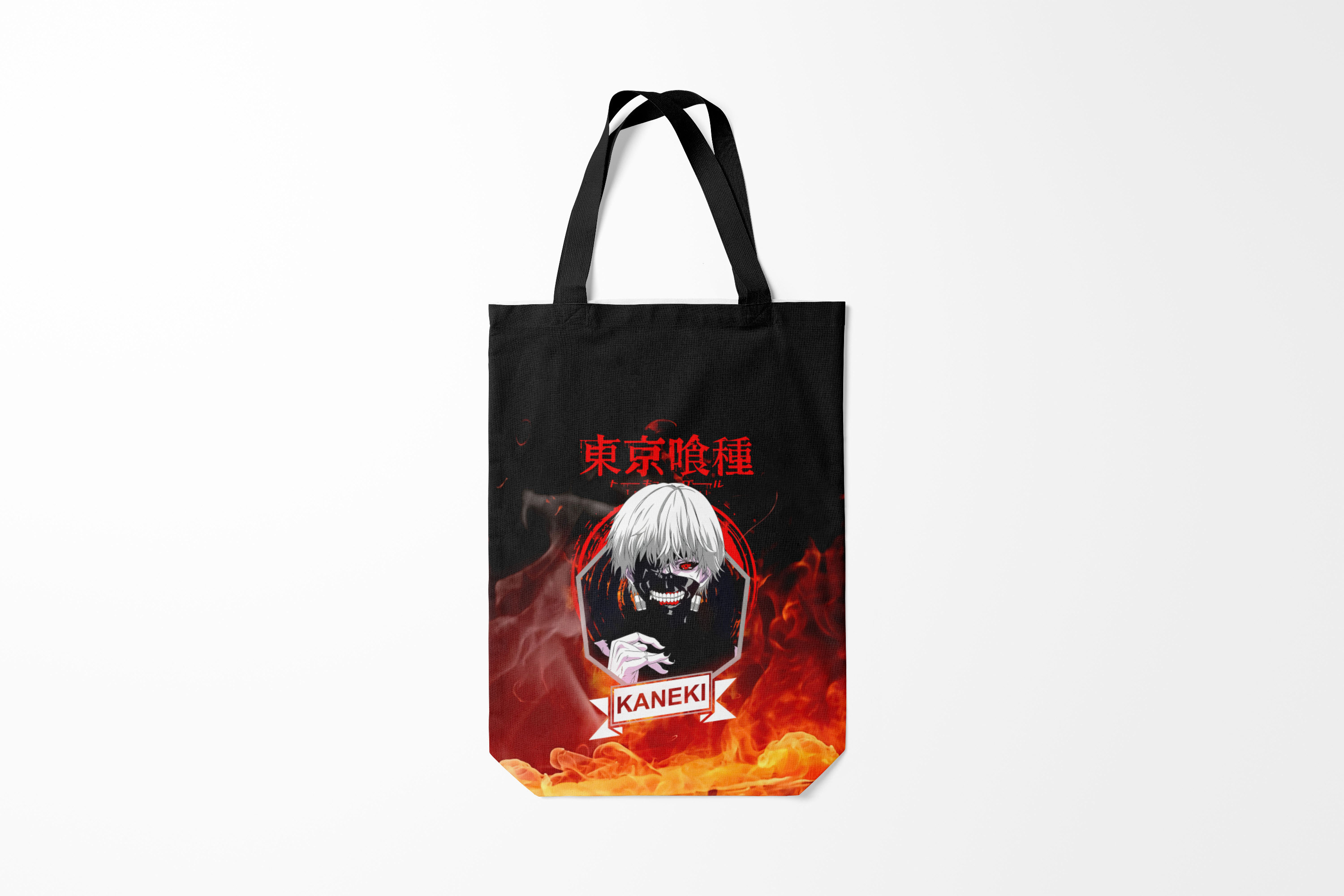 

Сумка шoппер унисекс Burnettie Токийский Гуль Канеки в огне,, Токийский Гуль Канеки в огне