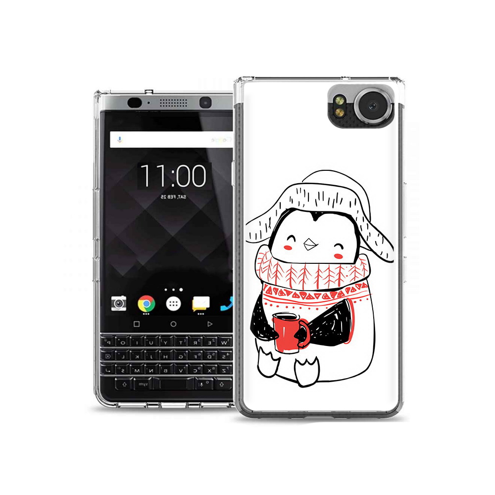 

Чехол MyPads Tocco для BlackBerry KeyOne Милый пингвин, Tocco