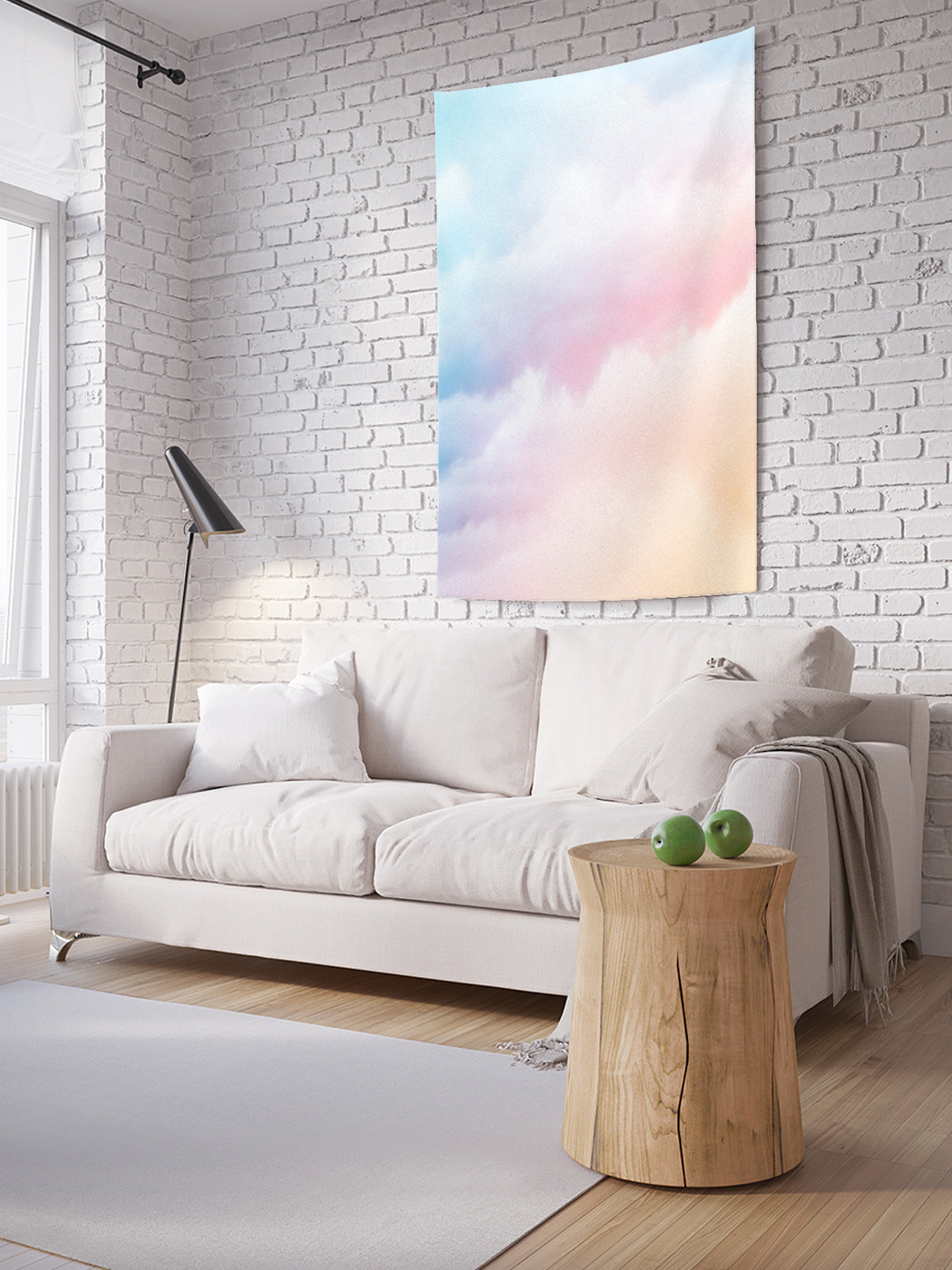 

Вертикальное фотопанно на стену JoyArty Цветные облака 100x150 см, Цветные облака