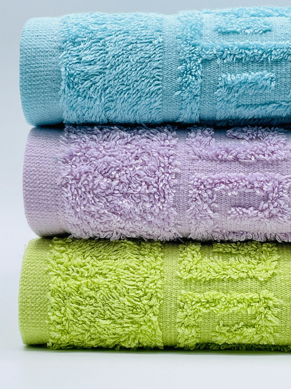 Набор полотенец ,TM Textile, размер 40х70-3 шт. Арт.с51-36-37, разноцветные