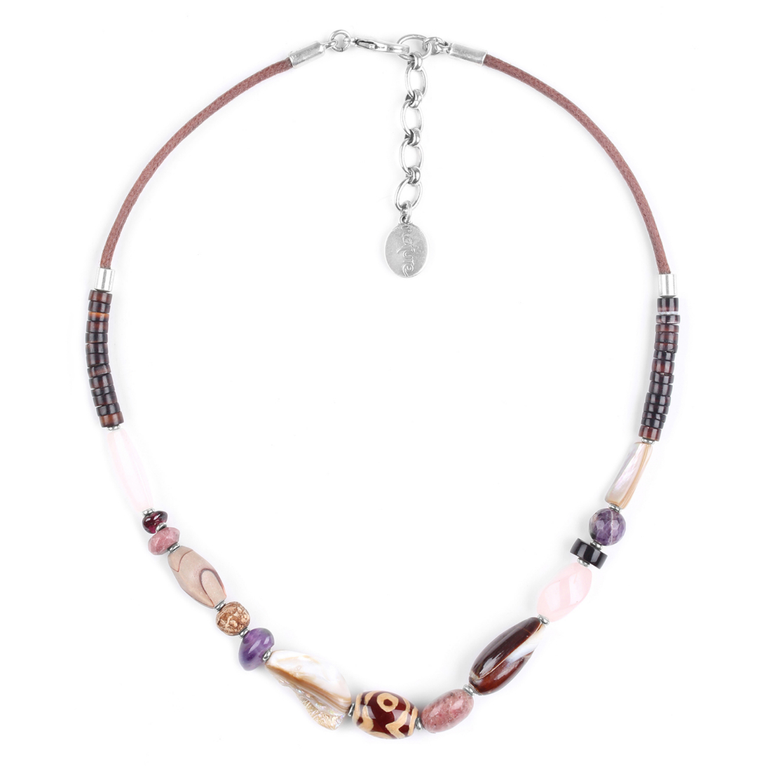 

Колье из бижутерного сплава с агатом 45 см Nature Bijoux NB20.2-15-41172, NB20.2-15-41172