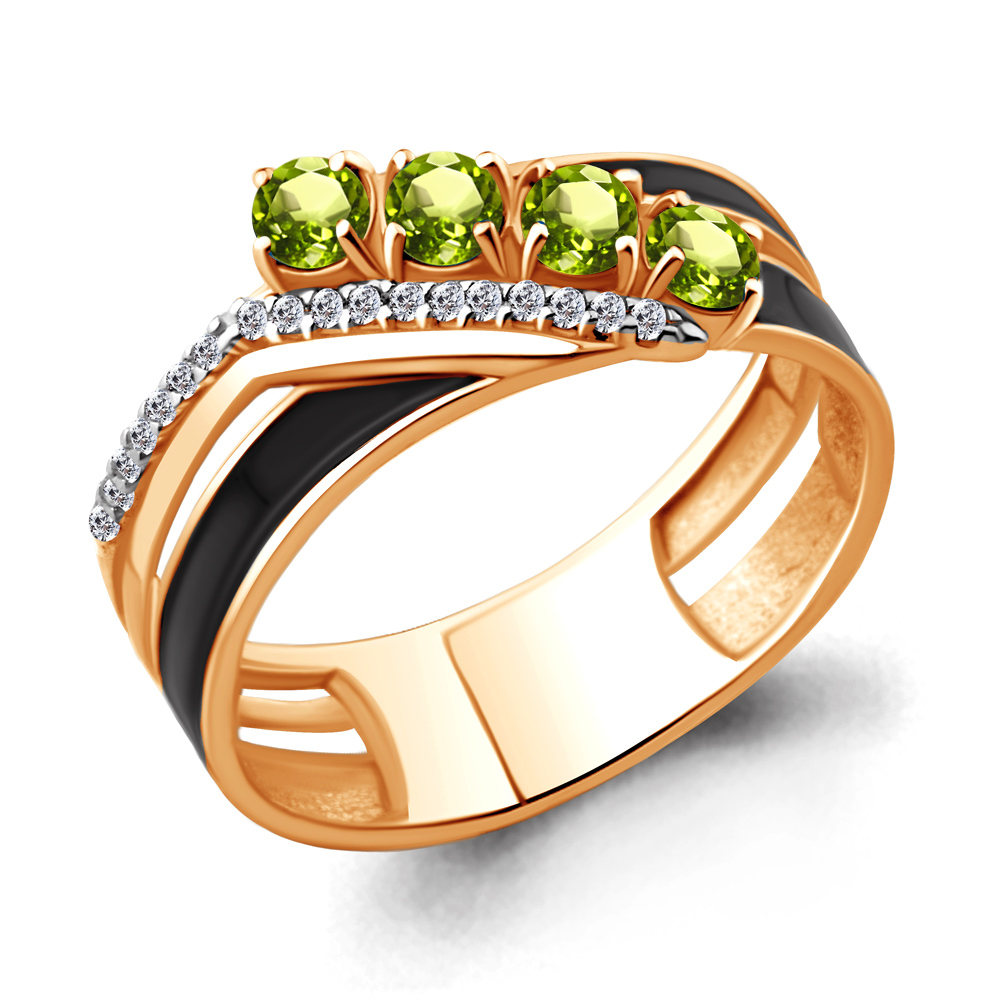 

Кольцо из серебра р.  AQUAMARINE 6565407А_925_з, 6565407А_925_з
