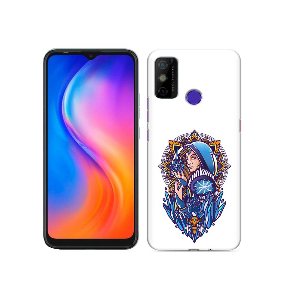 

Чехол MyPads Tocco для Tecno Spark 6 GO кристал мейден дота 2, Прозрачный, Tocco