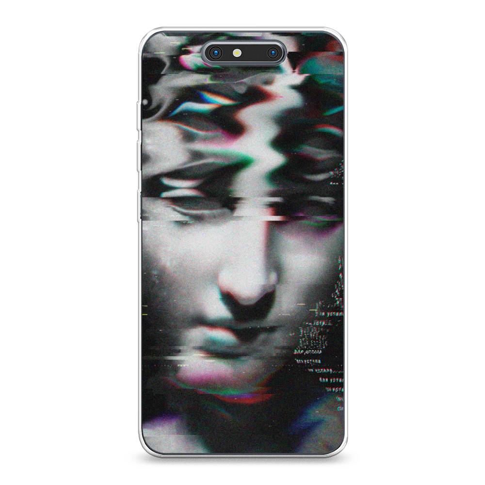 

Чехол Awog на ZTE Blade V8 / ЗТЕ Блэйд V8 "Glitch Art", Разноцветный, 131250-9