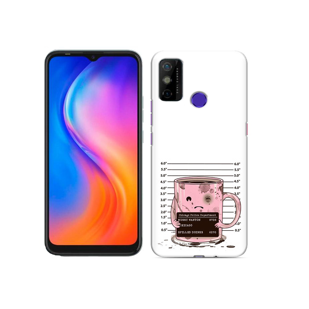 

Чехол MyPads Tocco для Tecno Spark 6 GO кружка, Прозрачный, Tocco
