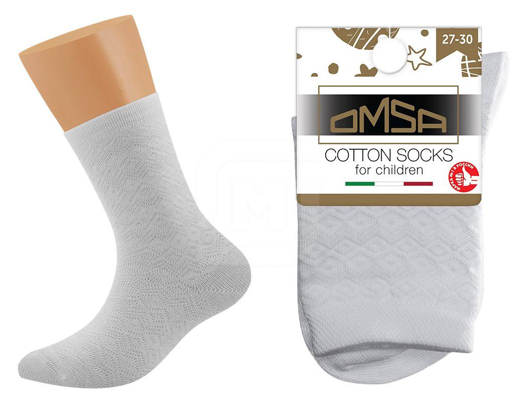 

Носки детские Omsa Kids Calzino Eco C1101 хлопок белые р 27-30