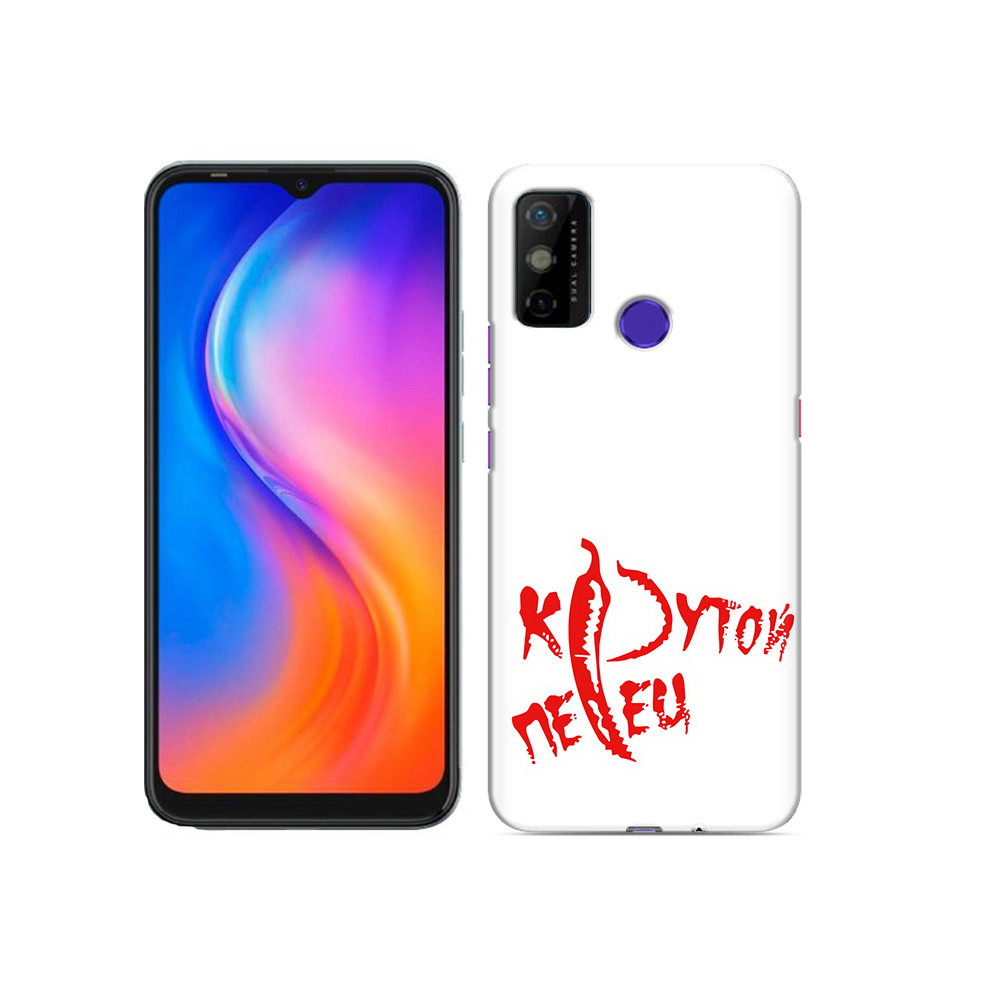 

Чехол MyPads Tocco для Tecno Spark 6 GO крутой перец, Прозрачный, Tocco