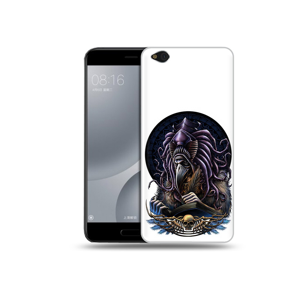 

Чехол MyPads Tocco для Xiaomi Mi 5C умный ворон (PT61938.328.650), Прозрачный, Tocco