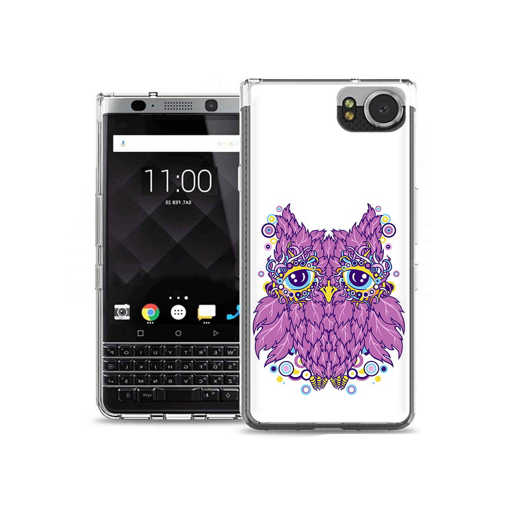 

Чехол MyPads Tocco для BlackBerry KeyOne Розовая сова, Tocco